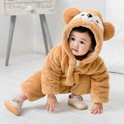 Baby Bear Rompers Browan (Size: 4M-30M)