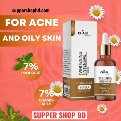 Chain By Re-X Whitening Intensive Serum with Vitamin C & E for All Skin Type